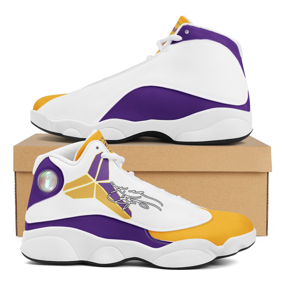 Men's Los Angeles Lakers Limited Edition JD13 Sneakers 002